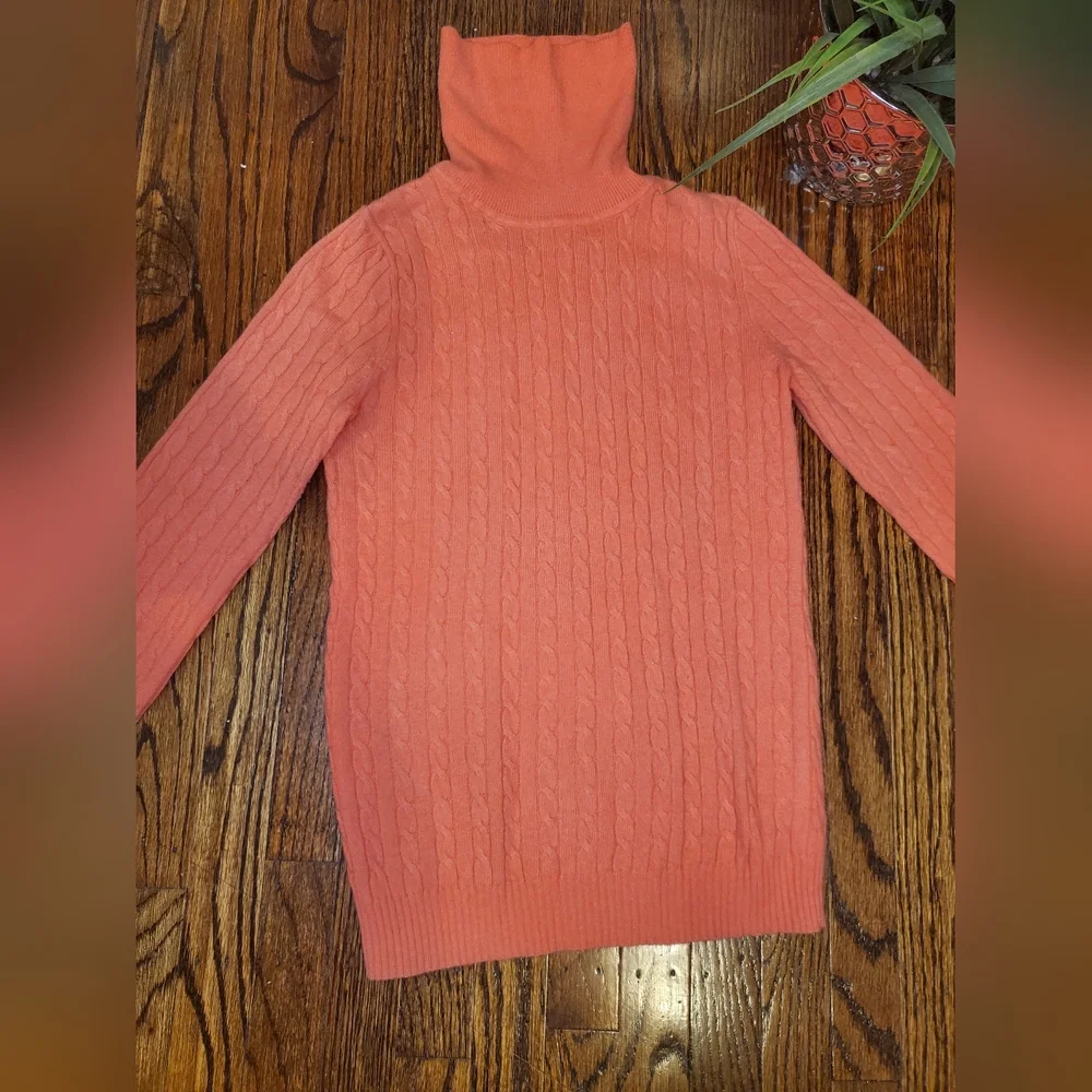 J. Crew Turtleneck In Wool, Nylon & Cashmere Swaeter